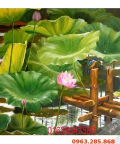 Tranh hoa sen 5