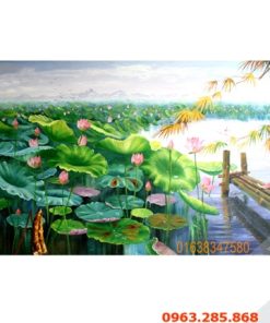 Tranh hoa sen 6